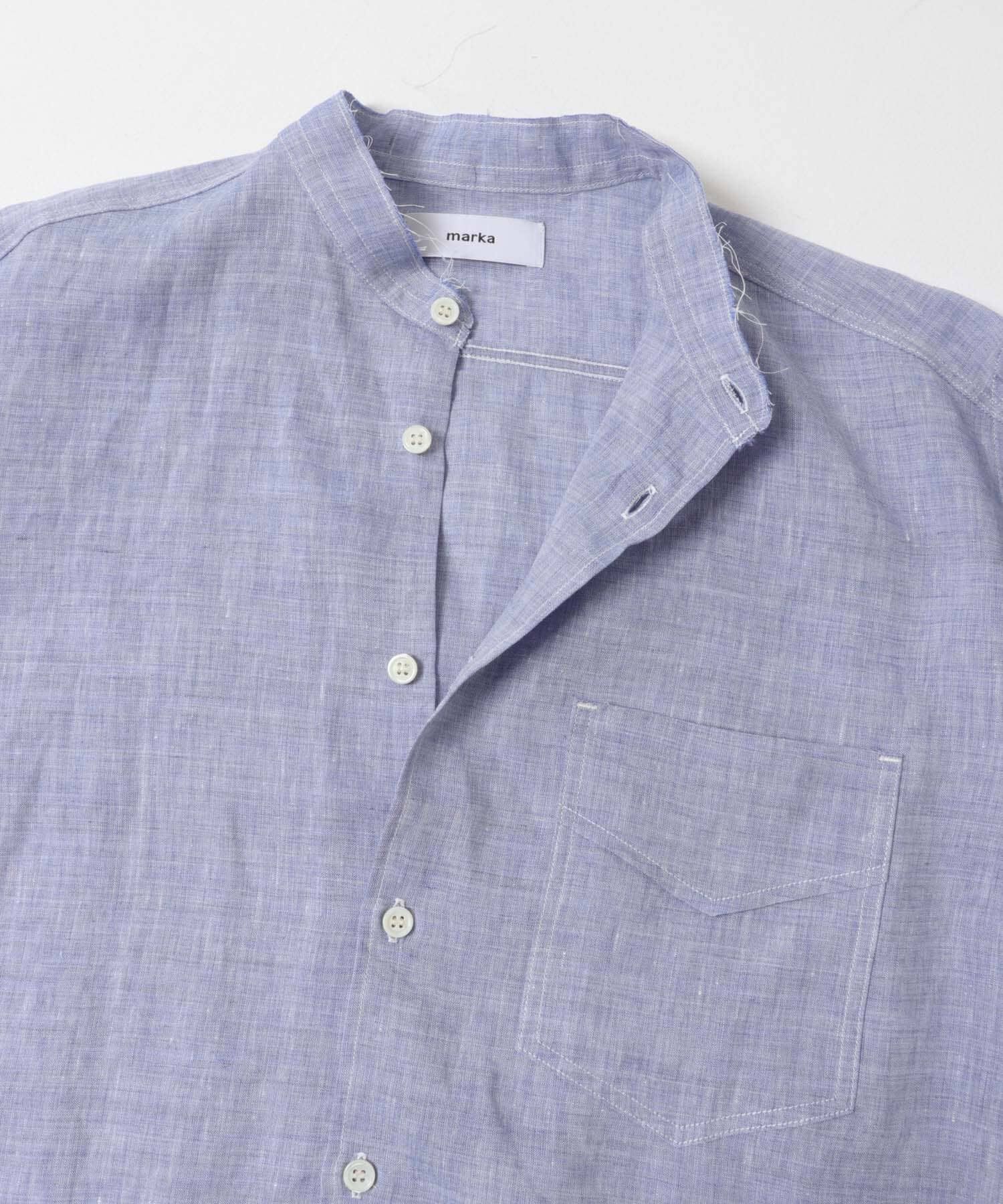 URBAN RESEARCH DOORS「marka　BAND COLLAR SHIRTS」|シャツ・ブラウス|