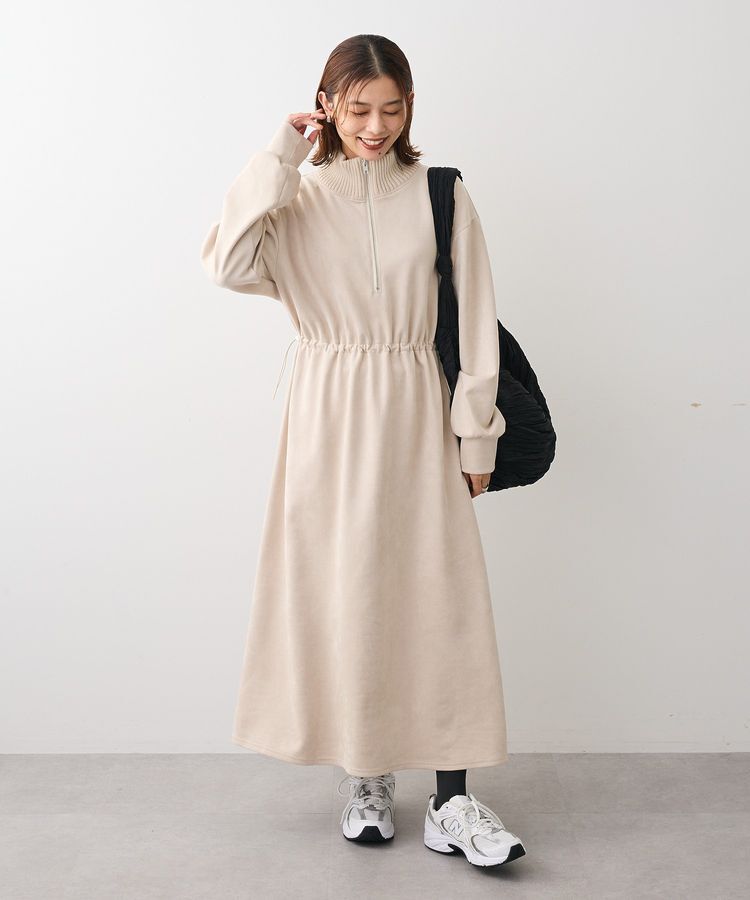 Green Parks「・ELENCARE DUE スエードポンチワンピース」|ワンピース|