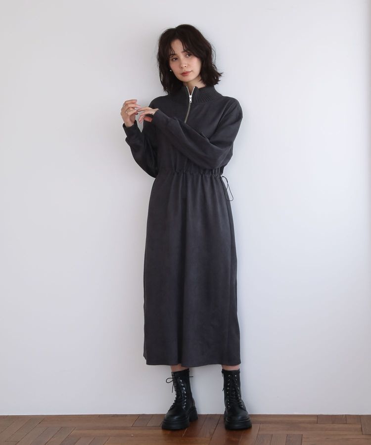 Green Parks「・ELENCARE DUE スエードポンチワンピース」|ワンピース|