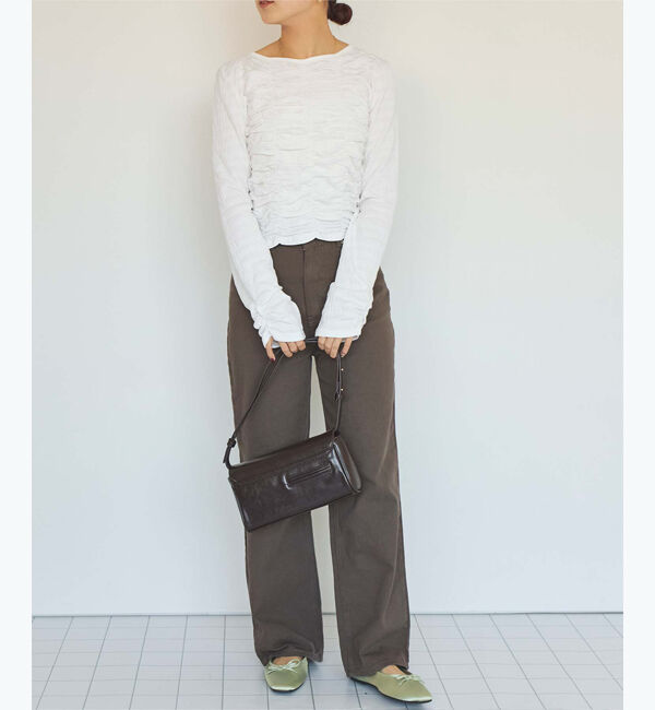titivate「ロングスリーブシャーリングトップス」|Tシャツ・カットソー|