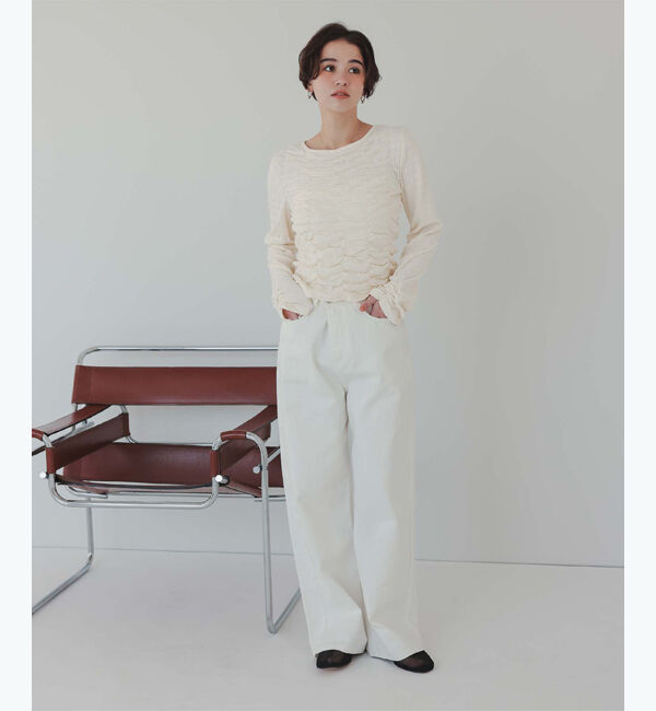 titivate「ロングスリーブシャーリングトップス」|Tシャツ・カットソー|