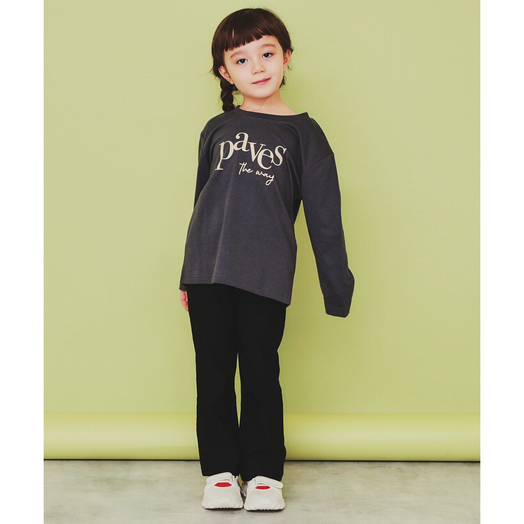 THE SHOP TK「【120-150】ロゴプリントアソート長袖Tシャツ/洗濯機OK」|Tシャツ・カットソー|