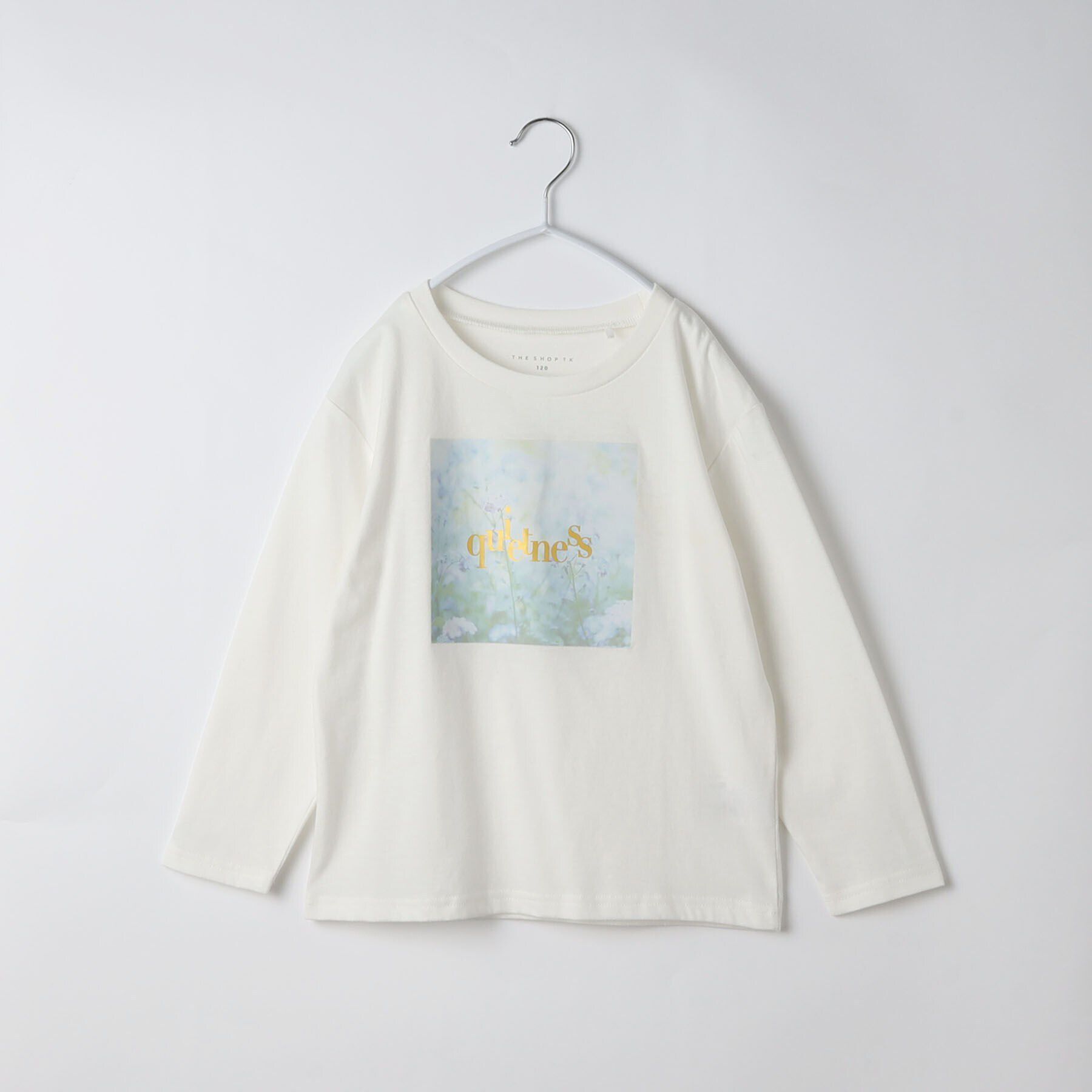 THE SHOP TK「【120-150】ロゴプリントアソート長袖Tシャツ/洗濯機OK」|Tシャツ・カットソー|オフホワイト(103