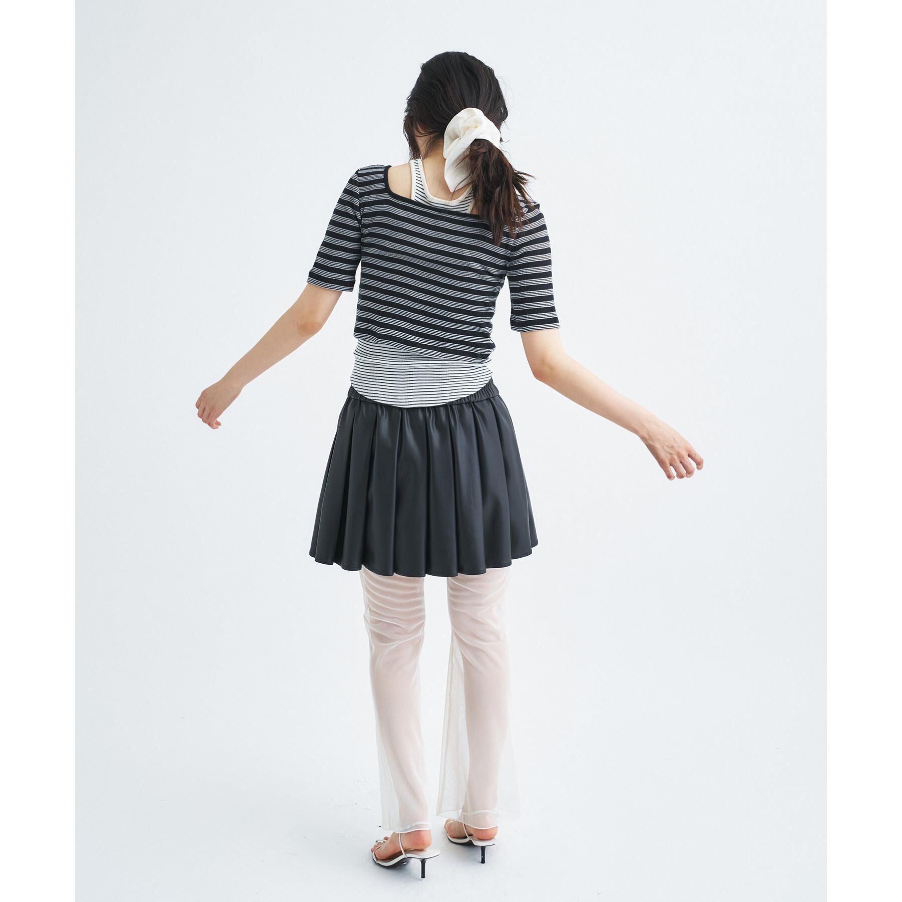 CODE A「leather like mini skirt」|スカート|