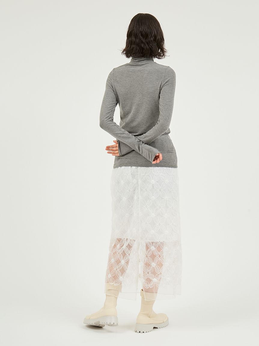 emmi atelier「ハイネックカットソー」|Tシャツ・カットソー|