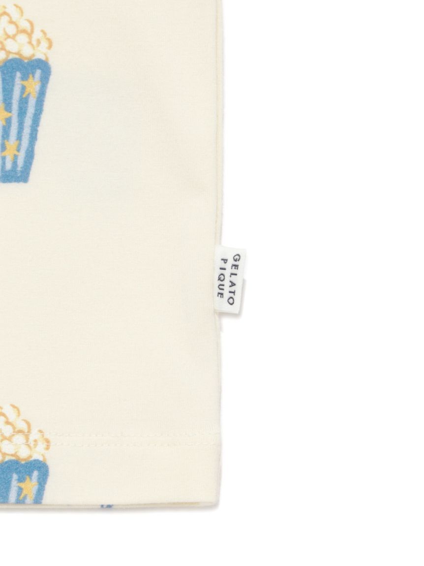 GELATO PIQUE KIDS & BABY「【KIDS】ポップコーン柄半袖Tシャツ」|ルームウェア|