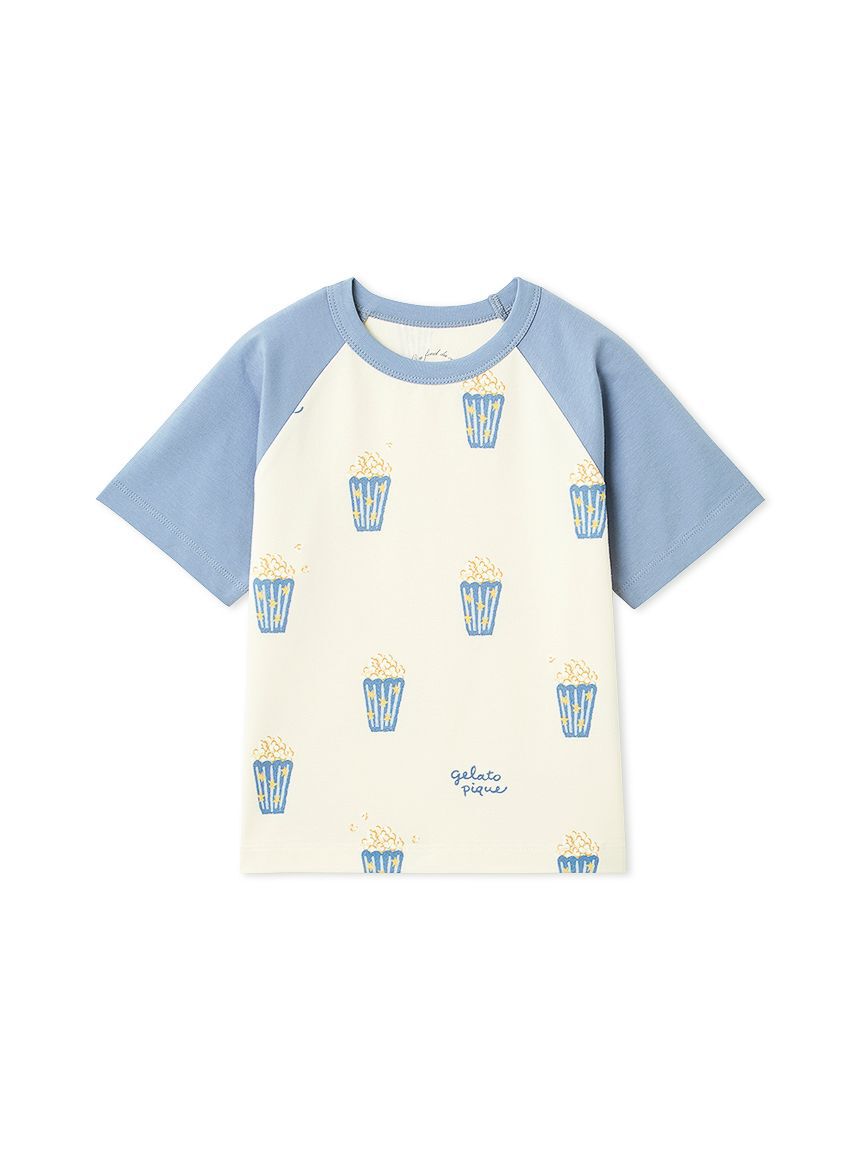 GELATO PIQUE KIDS & BABY「【KIDS】ポップコーン柄半袖Tシャツ」|ルームウェア|