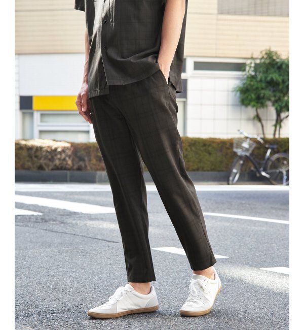 ikka「【セットアップ対応】Reflax(R)冷感UVイージーアンクルパンツ」|その他|