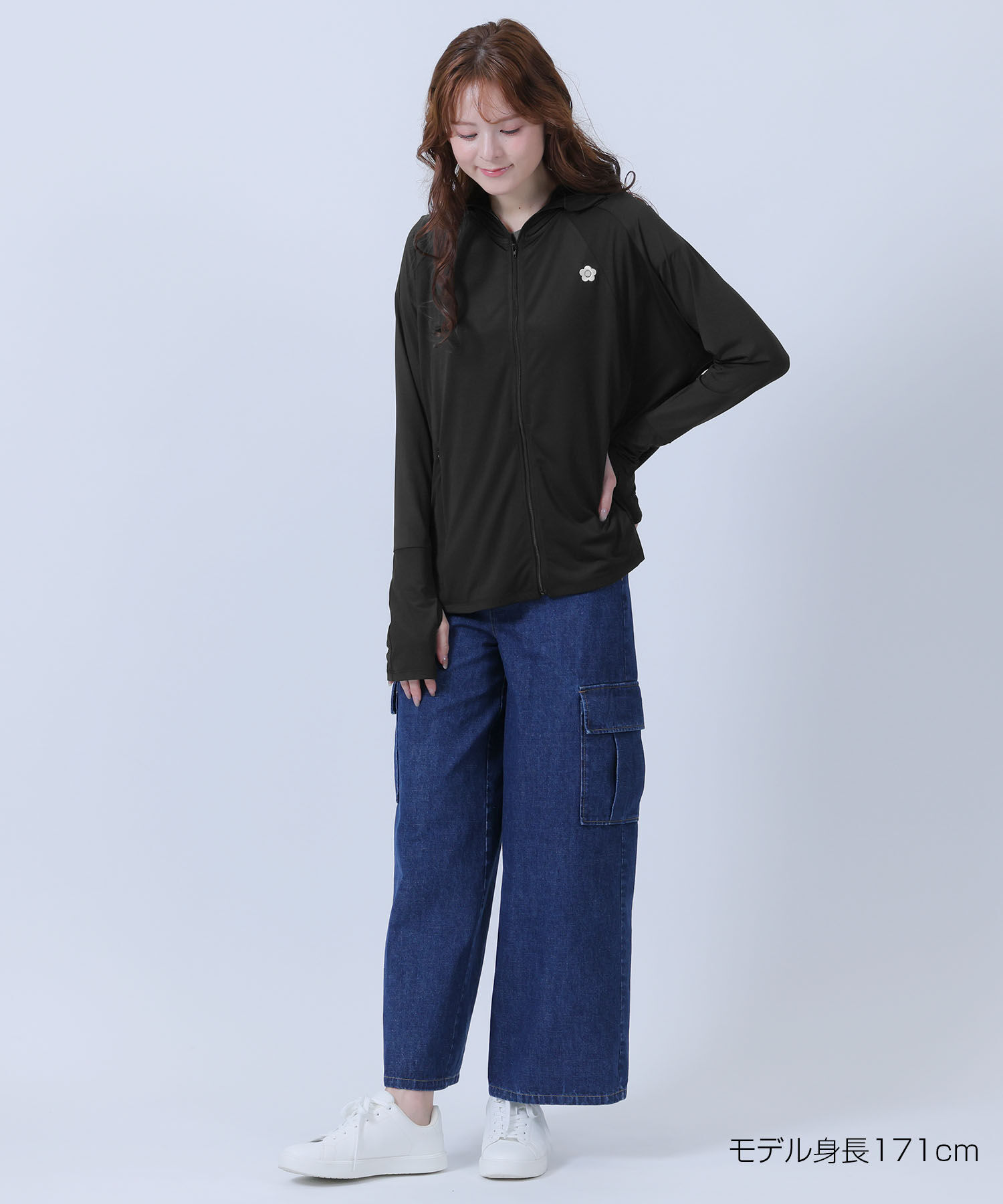 MARY QUANT「冷感UVジップパーカ」|パーカー|