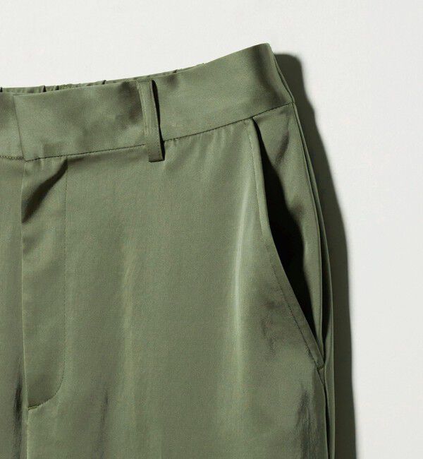 UNITED ARROWS「サテン クリーン ポケット パンツ ‐ウォッシャブル‐」|カーゴ|