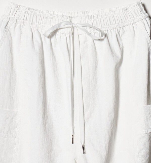 UNITED ARROWS green label relaxing「バルーン カーゴ パンツ オフホワイト  UVカット」|カーゴ|
