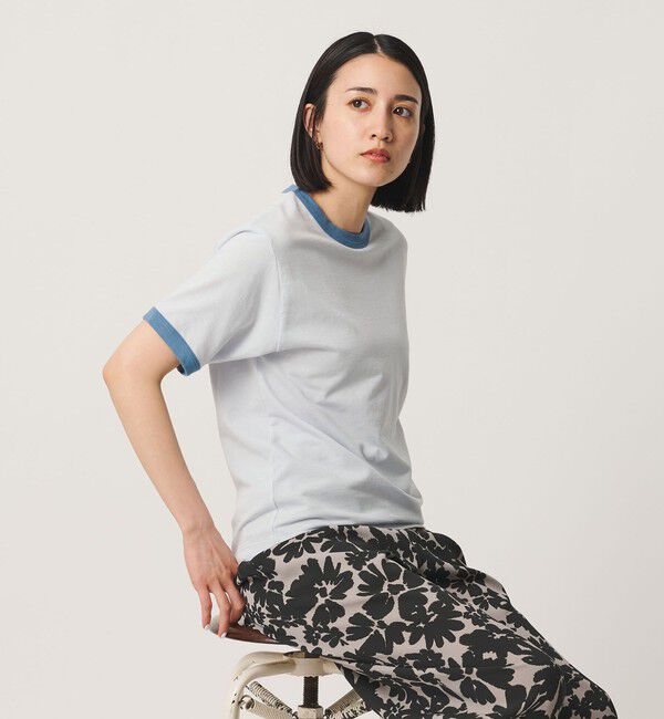 BEAUTY&YOUTH UNITED ARROWS「コットン シアー リンガーTシャツ」|Tシャツ・カットソー|