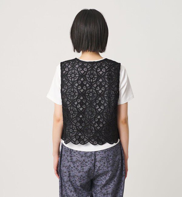 BEAUTY&YOUTH UNITED ARROWS「コードレース ショートベスト」|ベスト・ジレ|