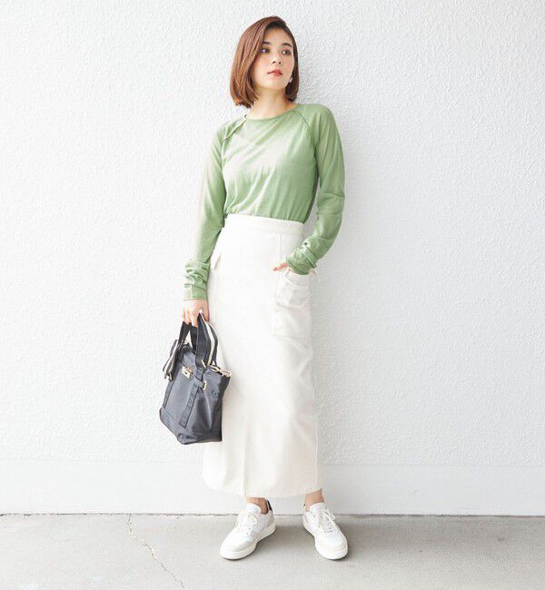 SHIPS for women「【SHIPS別注】JANE SMITH:インサイドアウト シアー プルオーバー ◇」|Tシャツ・カットソー|