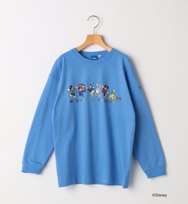 SHIPS KIDS「SHIPS KIDS:140cm / ディズニー / 長袖 TEE」|Tシャツ・カットソー|サックスブルー