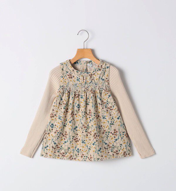 SHIPS KIDS「SHIPS KIDS:100～130cm / コーデュロイ リブ レイヤード トップス」|その他|