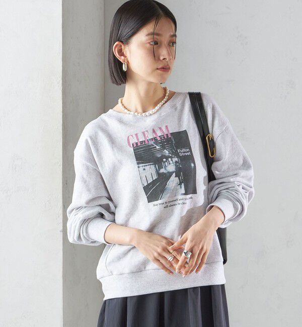 SHIPS for women「【SHIPS別注】81BRANCA:〈洗濯機可能〉ロゴ スウェット」|スウェット・ジャージ|