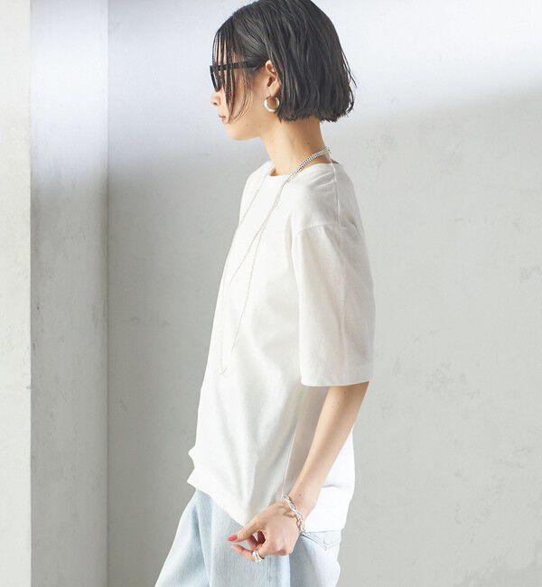 SHIPS for women「【SHIPS別注】V:room:コットン クレープ」|Tシャツ・カットソー|
