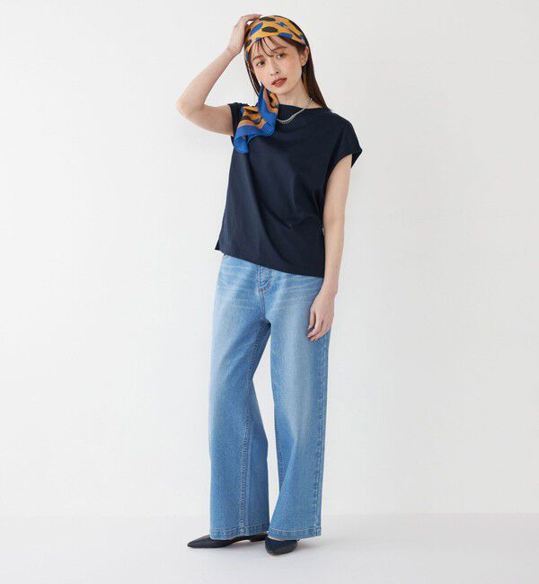 SHIPS Colors 「SHIPS Colors:40/2 天竺 ボートネック トップス」|Tシャツ・カットソー|
