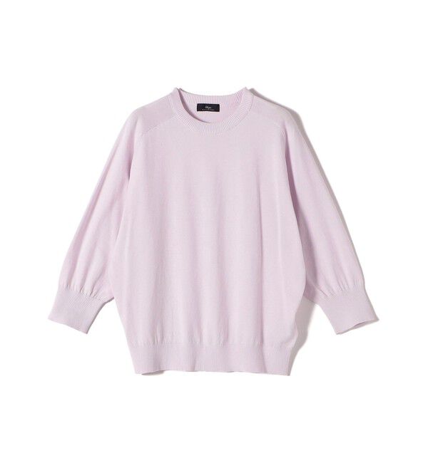 SHIPS for women「SHIPS Primary Navy Label:SUVIN ドルマン プルオーバー（61.81）」|ニット・セーター|ライラック