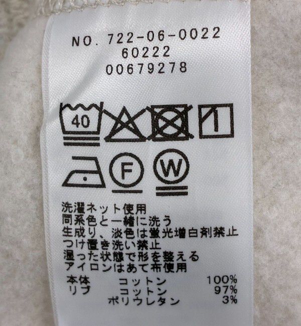 SHIPS any「SHIPS any:〈洗濯機可能〉USAコットン 裏起毛 フーディー ルーズ プルオーバー」|パーカー|