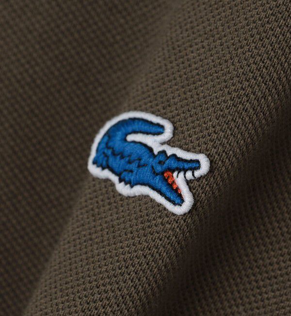 SHIPS any「【SHIPS any別注】LACOSTE: ワンポイント ピケ クルーネック Tシャツ 25AW (ロンT)◇」|Tシャツ・カットソー|