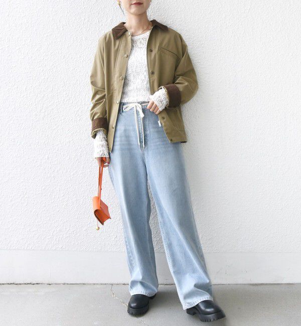 SHIPS for women「〈洗濯機可能〉テント シルエット ワーク ジャケット」|その他|