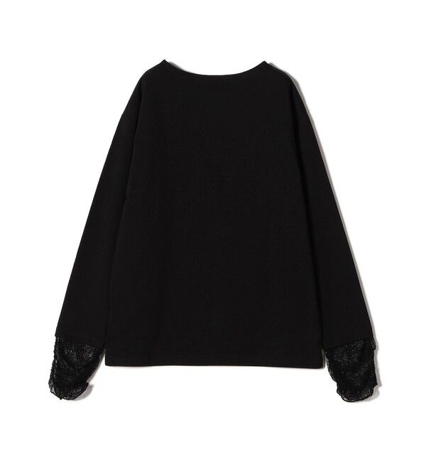SHIPS Colors 「SHIPS Colors:〈手洗い可能〉レース 切替スリーブ カットソー◇」|Tシャツ・カットソー|
