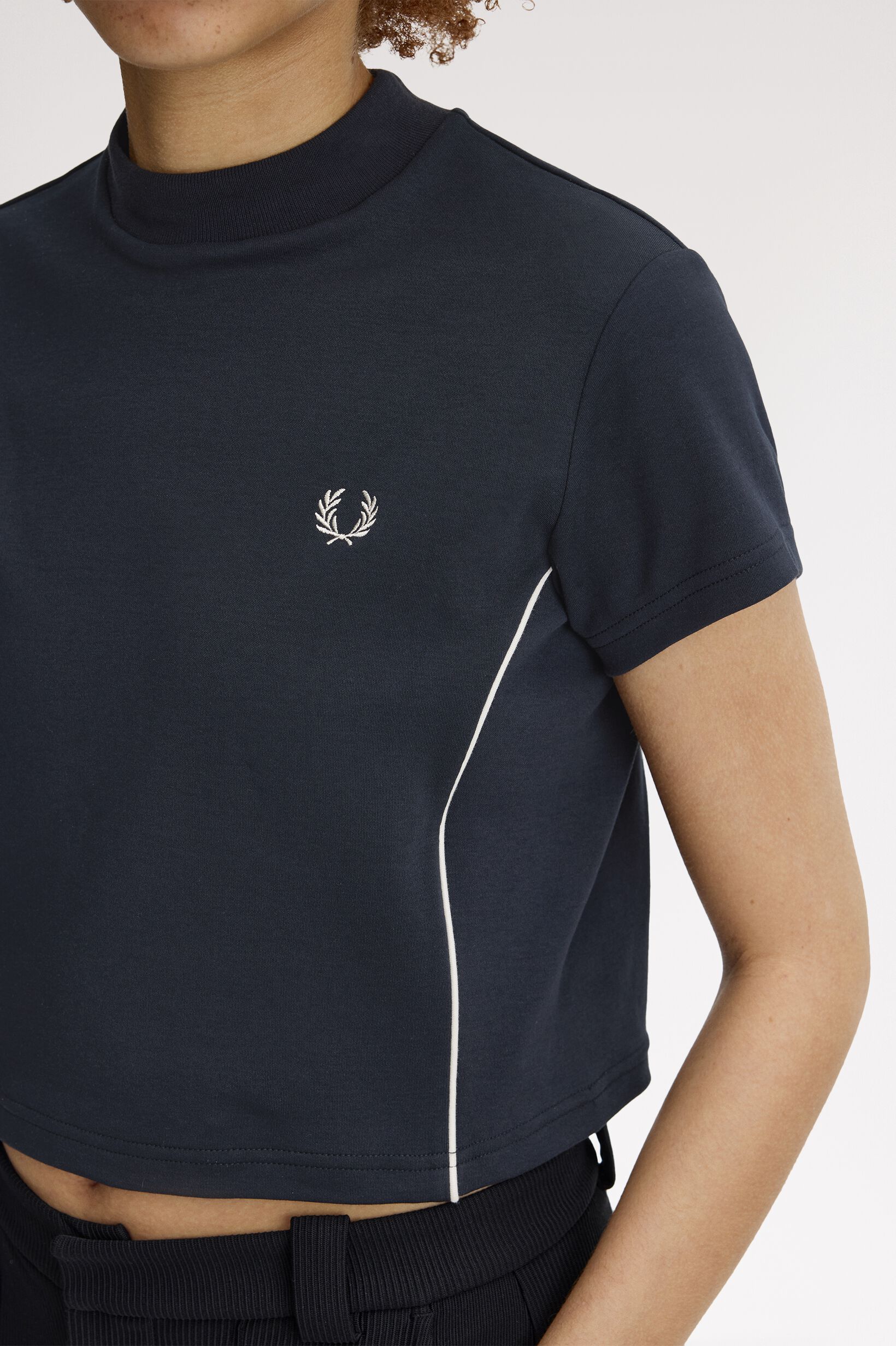 FRED PERRY 「Piped Seams Mock Neck T-Shirt」|Tシャツ・カットソー|