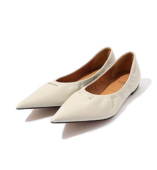 TOMORROWLAND GOODS「HENRI EN VARGO ALYSSA フラットシューズ」|バレエシューズ|13 ライトグレー