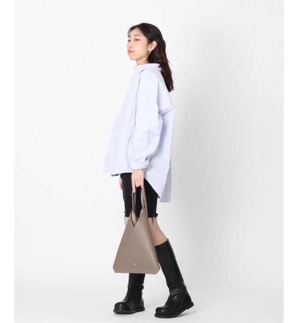  「【blancle/ ブランクレ】S.LETHER Rap flat tote」|トートバッグ|