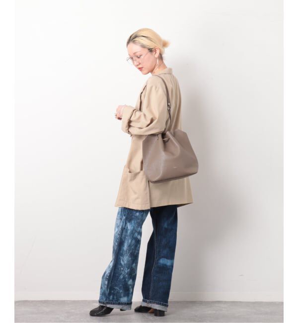  「【blancle/ ブランクレ】Drape drawstring bag」|ショルダー・メッセンジャー|