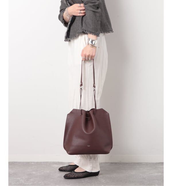  「【blancle/ ブランクレ】Drape drawstring bag」|ショルダー・メッセンジャー|