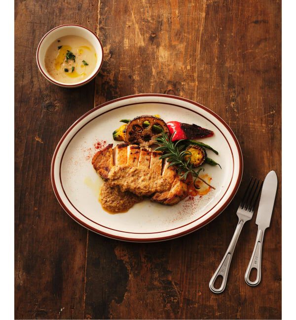 ACME「【TUXTON/タクストン】 OVAL PLATE 29cm BR」|食器・キッチングッズ|
