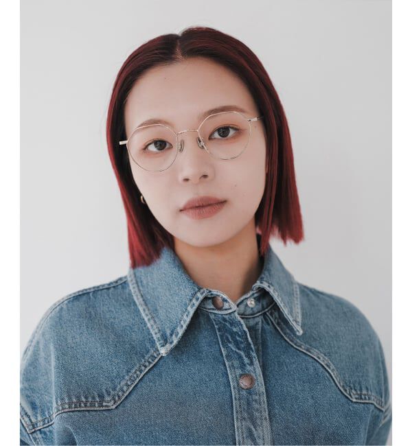EYETHINK「BLANC.. 別注 B0021 WHT GOLD ex Optical」|メガネ|