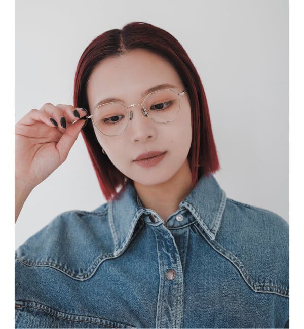 EYETHINK「BLANC.. 別注 B0021 WHT GOLD ex Optical」|メガネ|