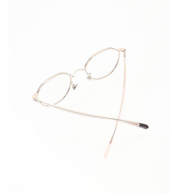 EYETHINK「BLANC.. 別注 B0021 WHT GOLD ex Optical」|メガネ|