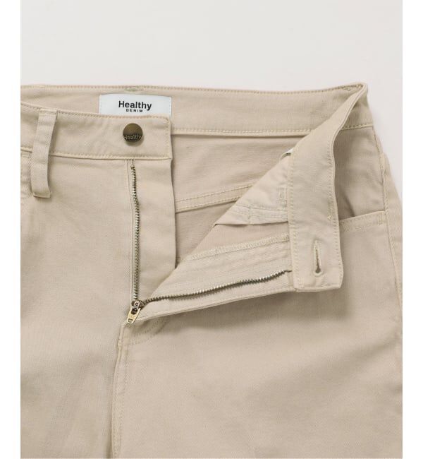 Plage「Healthy denim / ヘルシーデニム 別注 WIDE デニムパンツ(ベージュ)」|デニム|