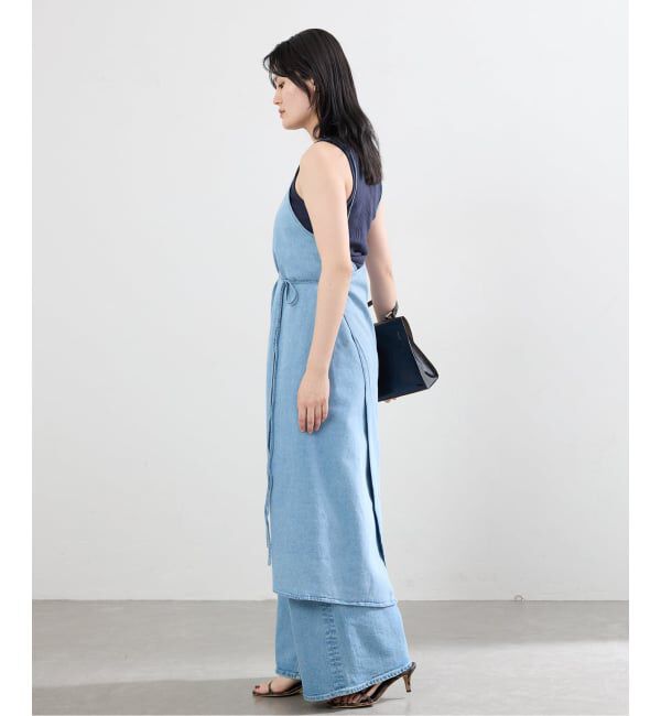 IENA「BASERANGE/ベースレンジ YUMI APRON DRESS ワンピース」|ワンピース|