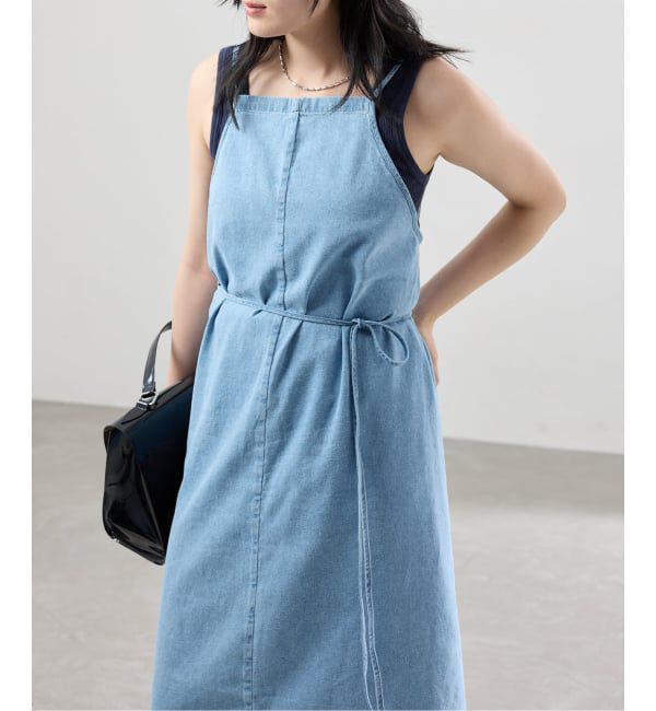IENA「BASERANGE/ベースレンジ YUMI APRON DRESS ワンピース」|ワンピース|