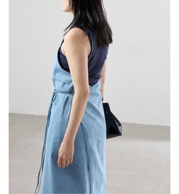 IENA「BASERANGE/ベースレンジ YUMI APRON DRESS ワンピース」|ワンピース|