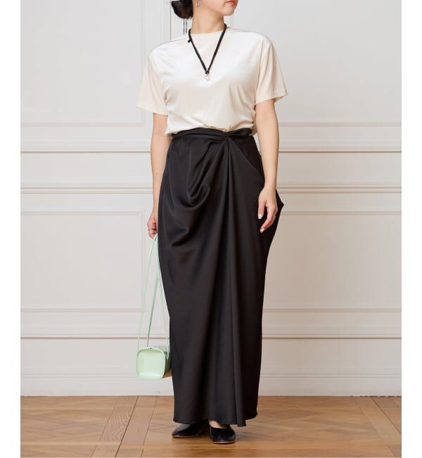 IENA LA BOUCLE「IENA LA BOUCLE ジョーゼットサテンスカート」|スカート|