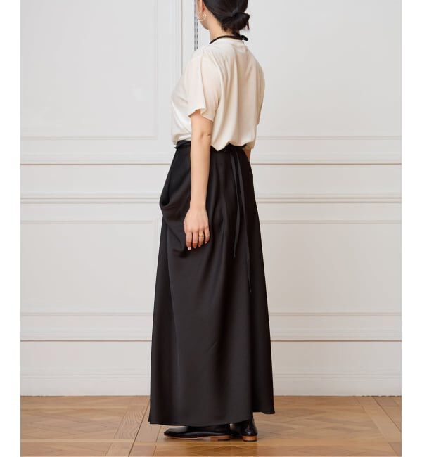 IENA LA BOUCLE「IENA LA BOUCLE ジョーゼットサテンスカート」|スカート|