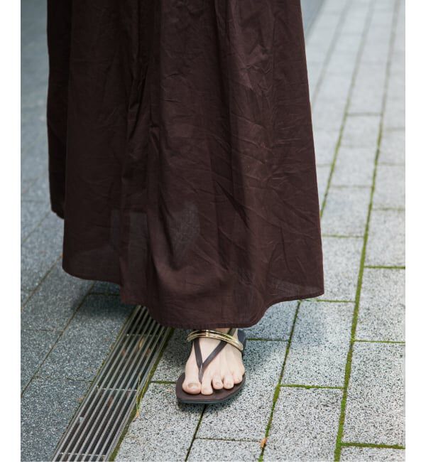 VERMEIL par iena「《予約》ピンタックノースリーブワンピース」|ワンピース|