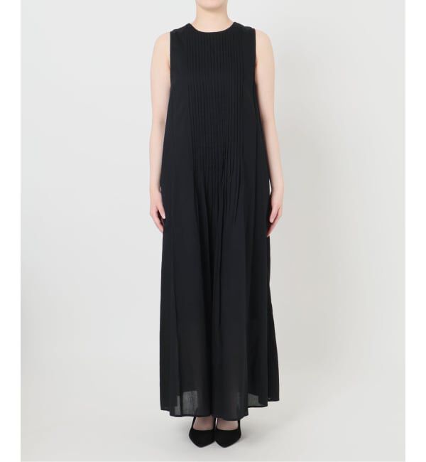 VERMEIL par iena「《予約》ピンタックノースリーブワンピース」|ワンピース|