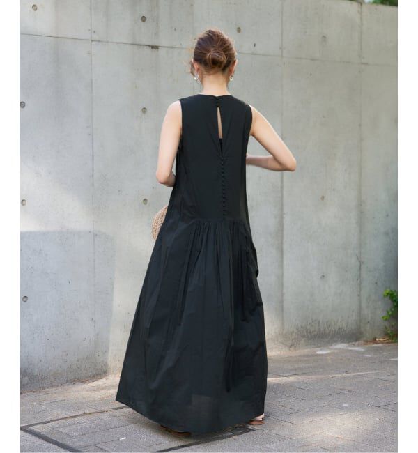 VERMEIL par iena「《予約》ピンタックノースリーブワンピース」|ワンピース|