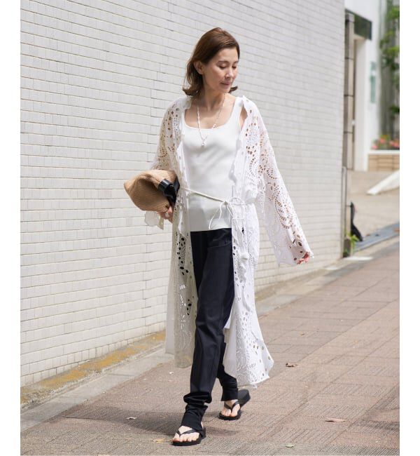 VERMEIL par iena「《予約》シフリー刺繍ガウン」|シャツ・ブラウス|