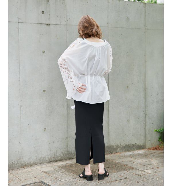 VERMEIL par iena「《予約》シフリー刺繍ブラウス」|シャツ・ブラウス|