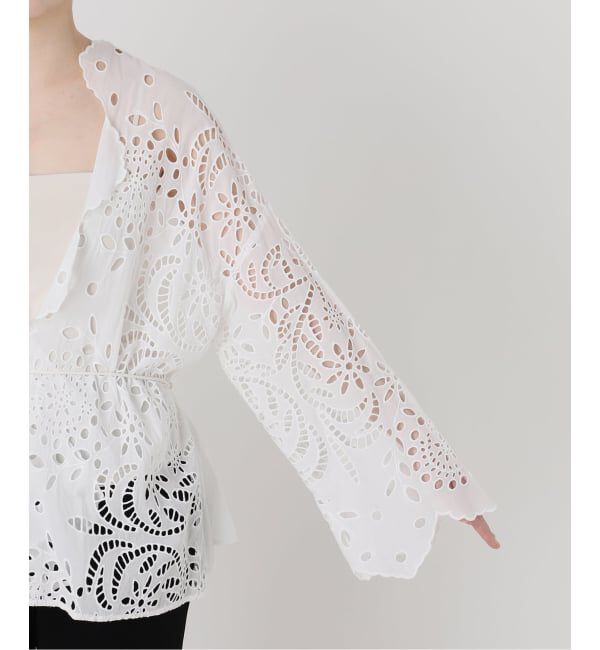 VERMEIL par iena「《予約》シフリー刺繍ブラウス」|シャツ・ブラウス|