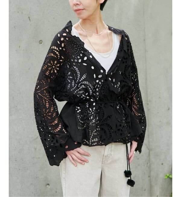VERMEIL par iena「《予約》シフリー刺繍ブラウス」|シャツ・ブラウス|